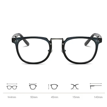 Vintage Optik Gözlük Çerçeve Gözlük Kadın Erkek Şeffaf Gözlük Çerçeveleri Reçete Gözlük