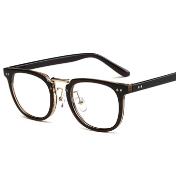 Vintage Optik Gözlük Çerçeve Gözlük Kadın Erkek Şeffaf Gözlük Çerçeveleri Reçete Gözlük 4