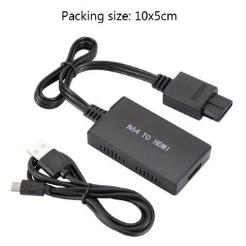 NGC / SNES / N64 HDMI uyumlu Dönüştürücü Adaptör Nintendo 64 GameCube İçin Tak Ve Çalıştır Tam Dijital Kablo