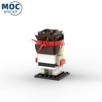 MOC Brickheadz Serisi Karakter Takım Elbise Modeli Masa Dekorasyon Montaj Yapı Taşları çocuk Oyuncakları Yılbaşı Hediyeleri 3