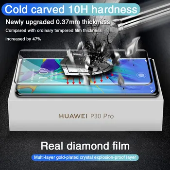 3D Kavisli Temperli Cam Ekran Koruyucu İçin Huawei P30 P40 Pro P20 Lite Temperli Cam İçin Huawei Mate 20 Pro 30 Lite