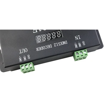 SP201E DMX512 Dekoder denetleyici SPI Sinyal Adreslenebilir RGB IC led şerit Piksel LED 5 Kanal PWM Çıkışı WS2812B UCS1903 TM1804