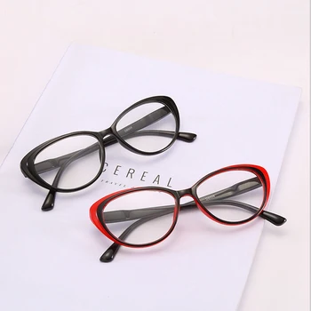 Retro Kedi Göz okuma gözlüğü Parlama Önleyici Zarif Presbiyopi Gözlük Kadın Erkek Telefon Bilgisayar Gözlük Diyoptri + 1.0 İla + 4.0