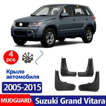 2005-Suzuki Grand Vitara Çamurluk Çamurluk Çamur Flap Muhafızları Sıçrama Çamurluklar Araba Aksesuarları Oto Styline Ön Arka 4 adet 3