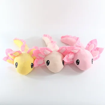 30 cm Yeni Axolotl Peluş Doldurulmuş Hayvanlar Anime Peluş Sevimli Oda Dekor Cosas Kawaii peluş oyuncaklar Çocuklar İçin Hediyeler