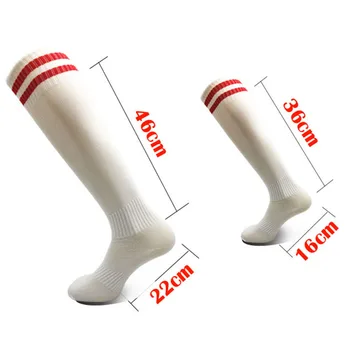1 Çift Futbol spor çorapları Uzun Diz Pamuk Spandex Çocuklar Legging Çorapları Futbol Beyzbol Ayak Bileği Yetişkin Çocuk Çorap 1