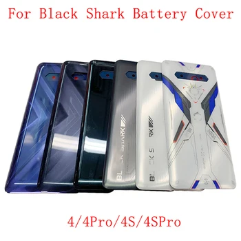 Orijinal Pil Kapağı Arka Kapı Kasa Konut Xiaomi Siyah Köpekbalığı 4 4 Pro 4S 4S Pro arka kapak Logo ile Yedek Parçalar