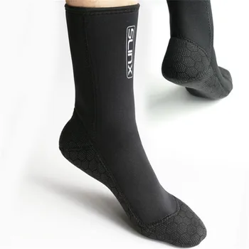SLINX 3mm Neopren Erkekler Kadınlar tüplü dalış çorapları Yüzme Mayo Wetsuit Önlemek Scratch Sıcak Şnorkel Spearfishing Çorap 5