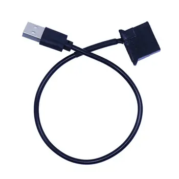 1 adet 4Pin Dişi 5V USB Erkek USB adaptör kablosu USB 4 Pin Molex Fan Güç Kablosu bilgisayar kasası adaptör kablosu