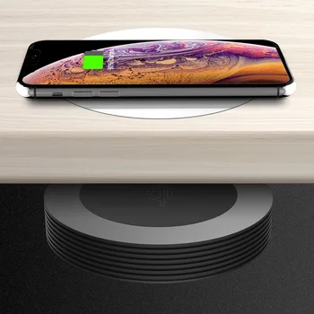 Qi Görünmez Kablosuz Şarj Cihazı Uzun mesafe 30mm Masa Kablosuz şarj tabanı iPhone 11 XS Max XR Samsung S20 Xiaomi HuaWei 3