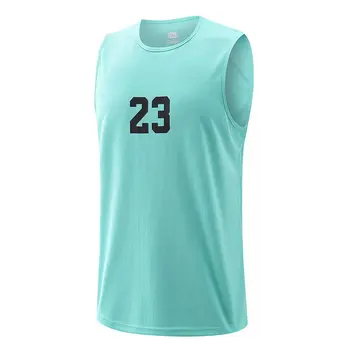 Basketbol yelek 23 çekim kolsuz gömlek Erkekler kuru fit spor koşu atleti Erkek spor Koşu egzersiz basketbol tankı Üstleri