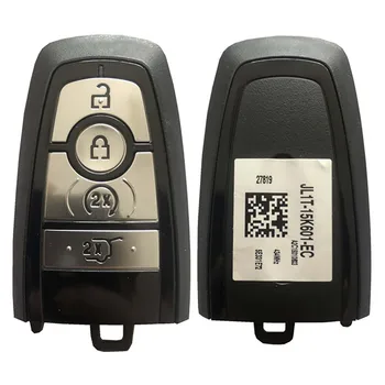 CN018098 Parça No JL1T-15K601-EC Uzaktan Akıllı Oto Araba Anahtarı Kontrolü Ford 434.2 MHz Transponder HITAG PRO BIÇAK ve Logo 1