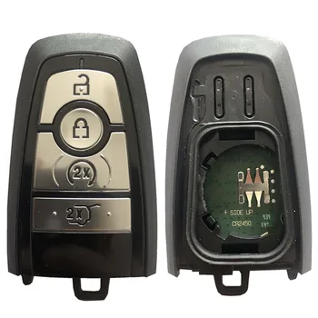 CN018098 Parça No JL1T-15K601-EC Uzaktan Akıllı Oto Araba Anahtarı Kontrolü Ford 434.2 MHz Transponder HITAG PRO BIÇAK ve Logo 2