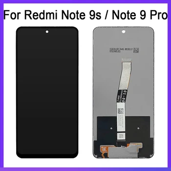 Orijinal Xiaomi Redmi İçin Not 9S LCD dokunmatik ekran Digitizer Redmi İçin Not 9 Pro Değiştirme