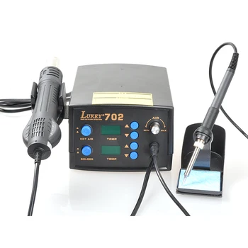 Lukey 702 SMD Rework İstasyonu Sıcak hava tabancası Elektrikli havya Kolu Cep Telefonu Anakart Tamir İçin