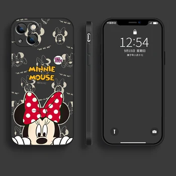 Disney 2023 Telefon Kılıfları iPhone 11 12 Pro MAX 6S 7 8 Artı XS MAX 12 13 Mini X XR SE 2020 Carcasa Funda Arka Kapak Yumuşak TPU