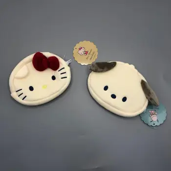 Peluş Para Taşınabilir Kozmetik Çanta Melodi Pochacco Kittys Benim Anime Şekil Merhaba Noel Hediyesi Kawaii Sanrios Çizgi Film Çanta