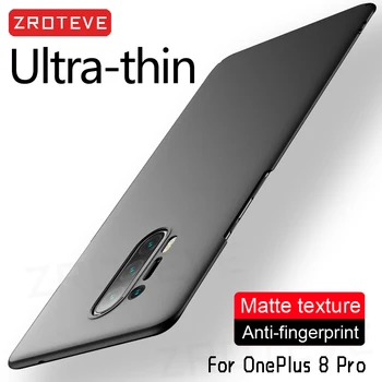 OnePlus 9 Pro ZROTEVE İnce Mat Sert PC Kapak Coque OnePlus 9 8 8T 9R 9RT 10 Bir Artı Nord 2 Oneplus9 Pro Telefon Kılıfları 0