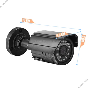 SONY IMX326 CCTV AHD Mini Kamera 5MP 4MP 3MP 1080 P TAM Dijital HD AHDH açık Su Geçirmez IP66 IR gündüz gece görüş Bullet var