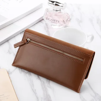 Unistybag Cüzdan Kadın Moda Zarf Cüzdan Tasarımcı Lady Moneybags Fermuar bozuk para cüzdanı Vintage Uzun PU Deri Çantalar