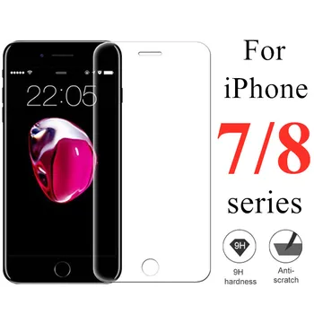 Koruyucu cam için apple iPhone 7 8 artı ekran koruyucu film 7 artı 8 artı zırhlı levha verre tremp temperli 7 p 8 p