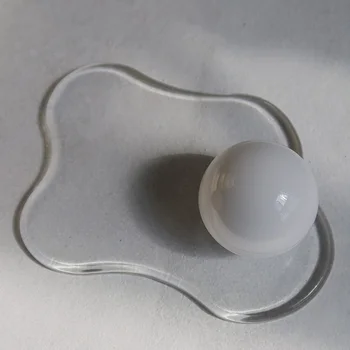 Düzensiz akrilik bardak Ins ayna bardak iskandinav basit ıstikrarlı ısıya dayanıklı kupa ped masaüstü dekor ısı yalıtım fincan Mat