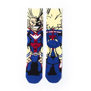 LT857 japon animesi My Hero Academia Çizgi Film Çorap Rahat Hip Hop Yaratıcı Yumuşak Rahat Yenilik Elbise Çorap Kaliteli 0