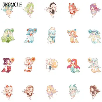 10/40 adet Sürüm Q Karikatür Sevimli Küçük Kız Anime Graffiti Çıkartmalar Kawaii DIY Dizüstü Motosiklet Sticker Çıkartmaları Çocuk Oyuncakları F5 1