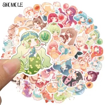 10/40 adet Sürüm Q Karikatür Sevimli Küçük Kız Anime Graffiti Çıkartmalar Kawaii DIY Dizüstü Motosiklet Sticker Çıkartmaları Çocuk Oyuncakları F5 5