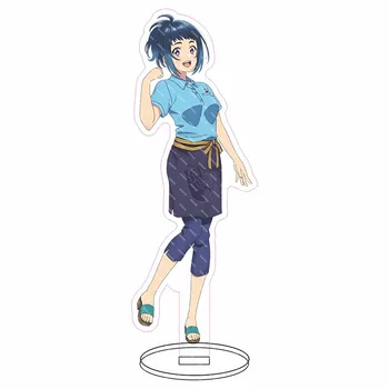 Anime Aquatope Akrilik Standı şekilli kalıp Shiroi Suna Misakino Kukuru Çizgi Film Karakterleri Heykelleri Dekorasyon Oyuncak