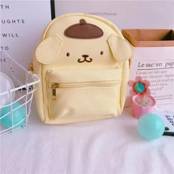 Sanrio Hello Kitty Kuromi Melodi Mini kadın Sırt Çantaları Kadın Çantası Küçük Okul Çantaları Sırt Çantası Kız Moda Rahat Sırt Çantası Y2k