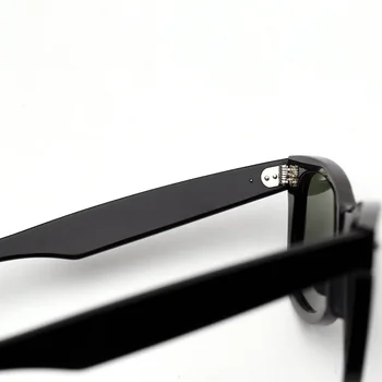 YIMARUILI Moda Trendi güneş gözlüğü çerçevesi Geniş Bacak Levha Miyopi Optik Reçete Gözlük Çerçevesi Erkekler Ve Kadınlar 2140F 4