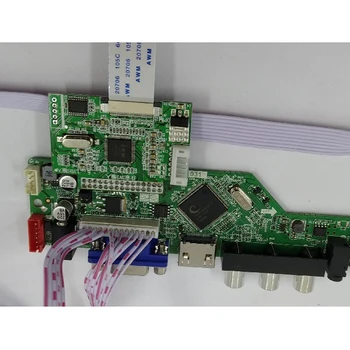 Için LTN156AT37 1366X768 Panel Ekran AV Denetleyici kurulu kiti HDMI uyumlu EDP TV LCD Ses USB VGA LED 2019