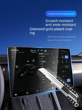Tesla Modeli 3 / Y merkezi kontrol HD film temperli film navigasyon ekran filmi modifikasyon aksesuarları 0