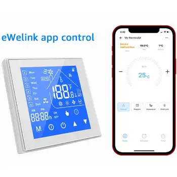 EWeLink WiFi Termostat Isıtma gaz yakıtlı su ısıtıcısı Elektrikli Zemin sıcaklık kontrol cihazı Alexa Google Ev Amazon Echo IFTTT 3