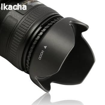 Geri dönüşümlü Petal Çiçek Lens Hood 49 52 55 58 62 67 72 77 82mm Canon Nikon Sony Pentax için DSIR Kamera 3