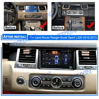 Land Rover Range Rover Sport için L320 2010-2013 Android 12.0 8GB + 256GB Araba GPS Navigasyon Multimedya Oynatıcı otomobil radyosu Kafa Ünitesi