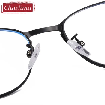 Yuvarlak Vintage Optik Gözlük Erkekler Reçete Gözlük Moda Gözlük Çerçeveleri Kadınlar için Retro Alaşım 4