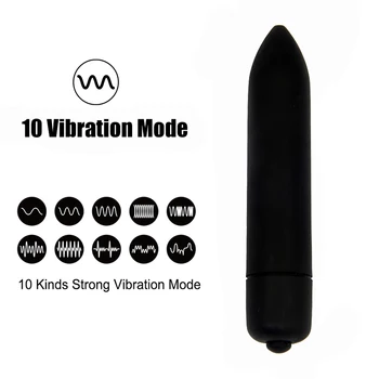 10 Renk On Frekans Titreşim Mini kurşun vibratör Kadın Su Geçirmez Klitoris Stimülatörü Yapay Penis Vibratör Yetişkin Oyunları Seks 3
