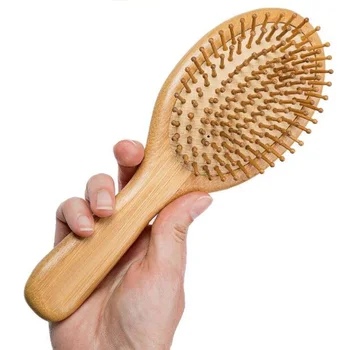 1 ADET Ahşap Tarak Profesyonel Sağlıklı Kürek Yastık Saç Dökülmesi Masaj Fırçası Saç Fırçası Tarak Derisi Saç Bakımı Sağlıklı bambu tarak
