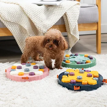 Köpek Bulmaca Oyuncaklar Yavaş Besleyici Kaseler Küçük Orta Köpekler için Köpek Geliştirmek Pet IQ Eğitim Malzemeleri İnteraktif Oyuncak Evcil Hayvan Aksesuarları