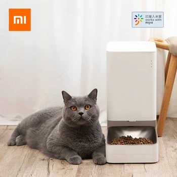 Xiaomi Xiaowan Mijia APP Uzaktan Kumanda 1.8 kg Kapasiteli Otomatik Evcil Kediler Köpekler Besleyici Gıda Sıkıntısı Hatırlatma Moistureproof