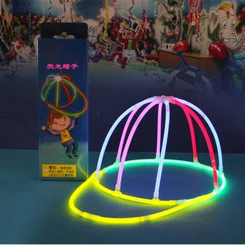 Glow Sticks parti malzemeleri ışık sopa şapka ekstra parlak yeni moda Glow parti Sticklight parti aksesuarları