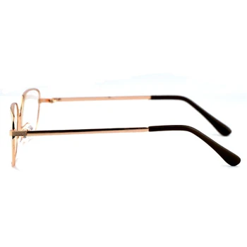 Elbru Moda Metal Yüksek Çözünürlüklü okuma gözlüğü Kadın Erkek Vintage Anti-yorgunluk Presbiyopik Görüş Bakım Gözlük + 1to + 4