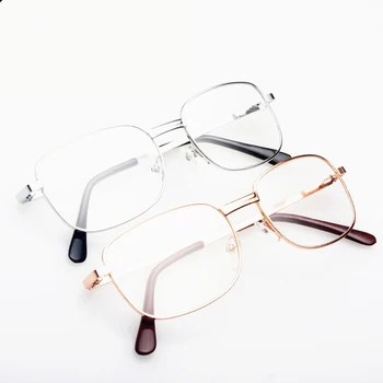 Elbru Moda Metal Yüksek Çözünürlüklü okuma gözlüğü Kadın Erkek Vintage Anti-yorgunluk Presbiyopik Görüş Bakım Gözlük + 1to + 4 1