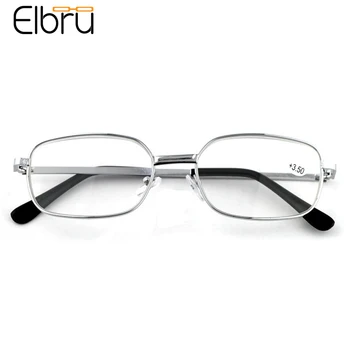 Elbru Moda Metal Yüksek Çözünürlüklü okuma gözlüğü Kadın Erkek Vintage Anti-yorgunluk Presbiyopik Görüş Bakım Gözlük + 1to + 4 2