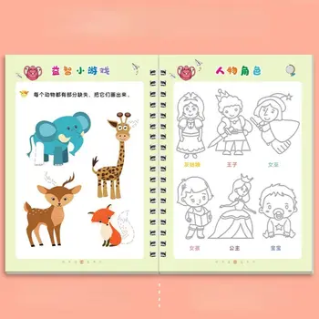 Yeniden kullanılabilir Yazma Macun Kaligrafi El Yazısı Defterini Çocuklar İçin Kelime çocuk Kitabı İngilizce Kaligrafi Mektup Uygulama Oyuncak