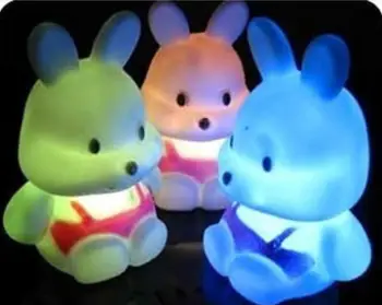 Turp Tavşanı Renkli Gece Lambasının Enerji Tasarrufu Sağlayan Yaratıcılığı
