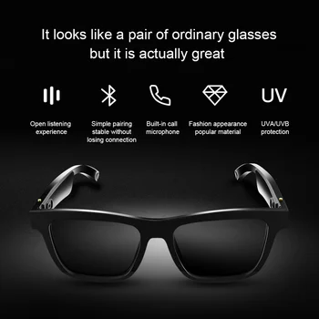 Youpin Mijia Youpin Gözlük Bluetooth Kulaklık Gözlük Kombinasyonu Müzik Dinlemek Çağrı Oyun Kulaklık Açık Spor Güneş Gözlüğü 1
