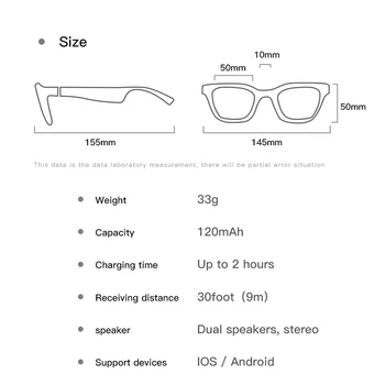 Youpin Mijia Youpin Gözlük Bluetooth Kulaklık Gözlük Kombinasyonu Müzik Dinlemek Çağrı Oyun Kulaklık Açık Spor Güneş Gözlüğü 3